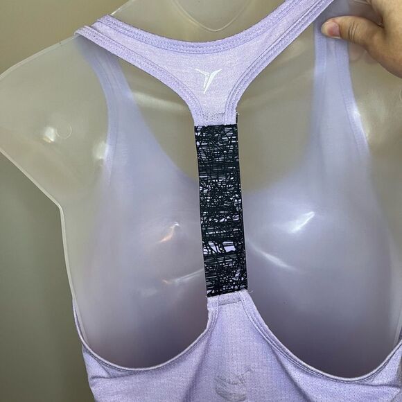 Old Navy Active Purple Loose Elastic Mesh Tank Size Small - Picture 4 of 7
